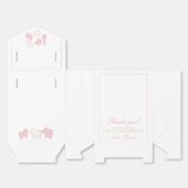 Pink Frosted Animal Cookie party gast Bedankdoosjes (Ongevouwen)