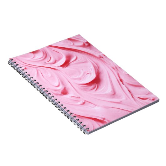 PInk Frosting Swirl Notitieboek (Rechterzijde)