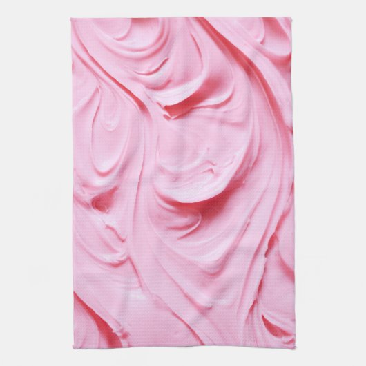 PInk Frosting Swirl Theedoek (Verticaal)