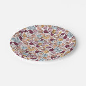 pink fu woman feminist papieren bordje (Gekanteld)