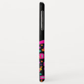 PINK FUCHSIA BLACK ABSTRACT DECO MONOGRAM Case-Mate iPhone CASE (Achterkant/links)