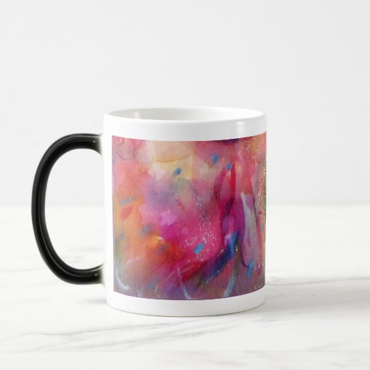 PINK FUCHSIA BLUE ABSTRACT MAGISCHE MOK (Links)