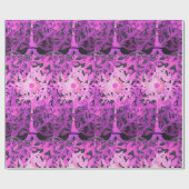 PINK FUCHSIA DAISY FLOWERS CADEAUPAPIER (Vlak)
