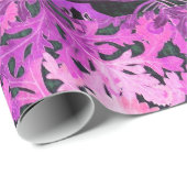 PINK FUCHSIA DAISY FLOWERS CADEAUPAPIER (Rol Hoek)