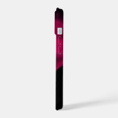 PINK FUCHSIA FRACTAL ROOS iPhone 15 CASE (Linkerkant)