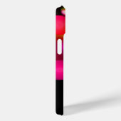 PINK FUCHSIA PAARSE FRACTABUBBELS IN BLACK Case-Mate iPhone CASE (Achterkant / Rechts)