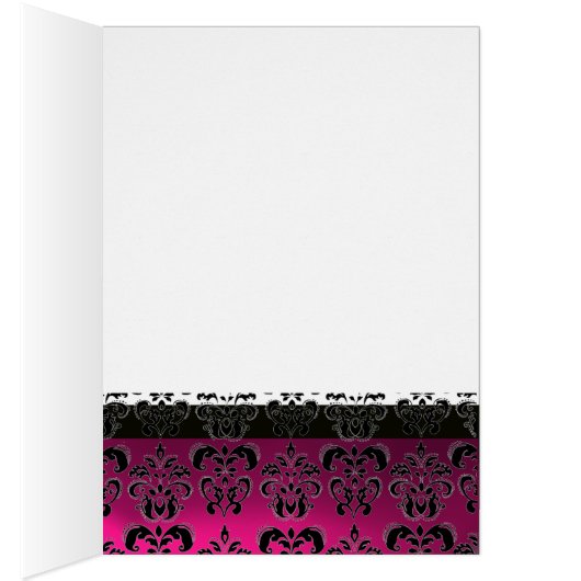 PINK FUCHSIA PAARSE ZWARTE DAMASKTABEL (Binnen (Rechts))