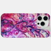 PINK FUCHSIA WHIMSICAL FLOURISHES MET HEART Case-Mate iPhone CASE (Achterkant (horizontaal))