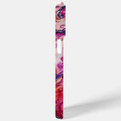 PINK FUCHSIA WHIMSICAL FLOURISHES MET HEART Case-Mate iPhone CASE (Achterkant / Rechts)