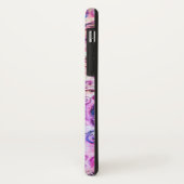 PINK FUCHSIA WHIMSICAL FLOURISHES MET HEART Case-Mate iPhone CASE (Achterkant/links)