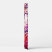 PINK FUCHSIA WHIMSICAL FLOURISHES MET HEART Case-Mate iPhone CASE (Achterkant / Rechts)