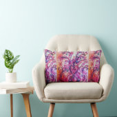 PINK FUCHSIA WHIMSICAL FLOURISHES MET HEART KUSSEN (Stoel)