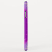 PINK FUCHSIA WHITE FRACTAL WAVES MONOGRAM Abstract Case-Mate iPhone Case (Achterkant/rechts)