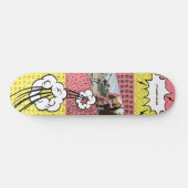 Pink Fun Cartoon Girl Power Street Persoonlijk Skateboard (Horizontaal)