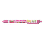 Pink FUN Monsters kids Party Zwarte Inkt Pen (Bodem)