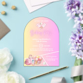 Pink Fun Pickleball 30e verjaardag Uitnodiging (Insitu (Huwelijk))