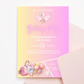 Pink Fun Pickleball 30e verjaardag Uitnodiging