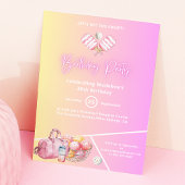 Pink Fun Pickleball 30e verjaardag Uitnodiging