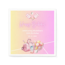 Pink Fun Pickleball 30ste verjaardagsfeestje