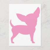 Pink Funny Chihuahua Briefkaart (Voorkant)