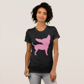 Pink Funny Chihuahua T-shirt (Voorkant volledig)