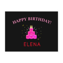 Pink Funny Happy Birthday Quarantine Covid