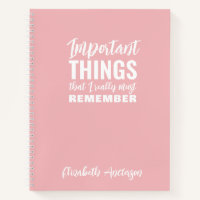 Pink Funny Quote to do list