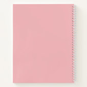 Pink Funny Quote to do list Notitieboek (Achterkant)