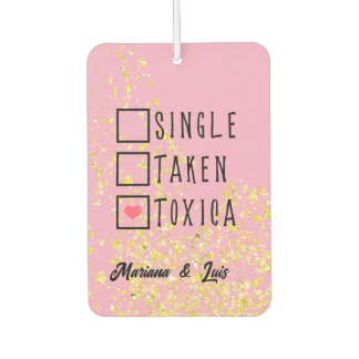 Pink Funny Spanish Personalized Name Car Floor Mat Luchtverfrisser