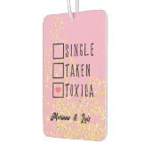 Pink Funny Spanish Personalized Name Car Floor Mat Luchtverfrisser (Links)