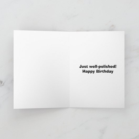 Pink Funny Tooth Verjaardag Kaart (Binnen)