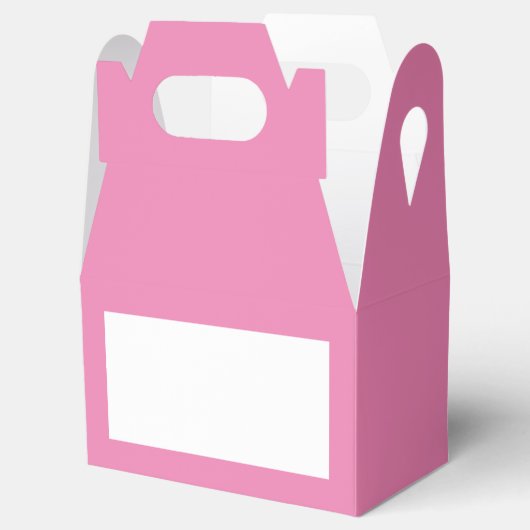 Pink Gable Favor Box Bedankdoosjes (Geopend)