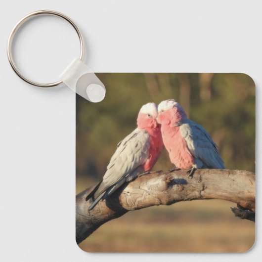 Pink Galahs Sleutelhanger (Voorkant)
