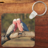 Pink Galahs Sleutelhanger (Achterkant)