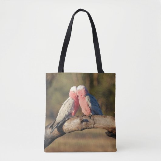 Pink Galahs Tote Bag (Voorkant)
