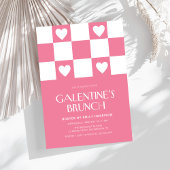 Pink Galentine's Day Party Kaart