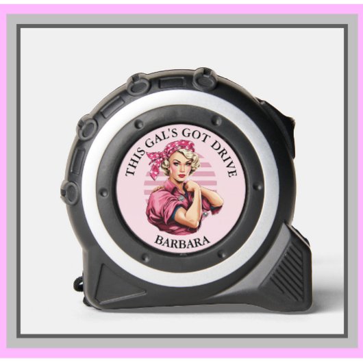  Pink Gal's Got Drive Naam Rolmaat