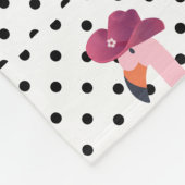 pink garza fleece deken (Hoek)