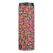 Pink Gazania Thermal Tumbler Thermosbeker (Achterkant)