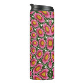 Pink Gazania Thermal Tumbler Thermosbeker (Geroteerd rechts)