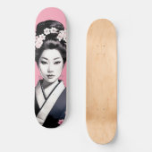 Pink Geisha Persoonlijk Skateboard (Voorkant)