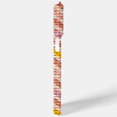 PINK GEMALSTONES EN MONOGRAM VOOR MOSAISCHE CHEVRO Case-Mate iPhone CASE (Achterkant / Rechts)