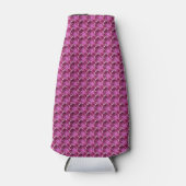 Pink Gemstone Pattern Flesjeskoeler (Voorkant)