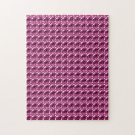 Pink Gemstone Pattern Legpuzzel