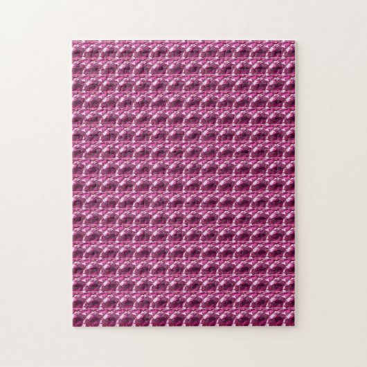 Pink Gemstone Pattern Legpuzzel (Verticaal)