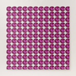 Pink Gemstone Pattern Legpuzzel
