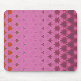 Pink geometric design mouse pad muismat