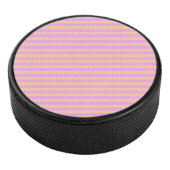 Pink Geometric  Hockey Puck (3/4)