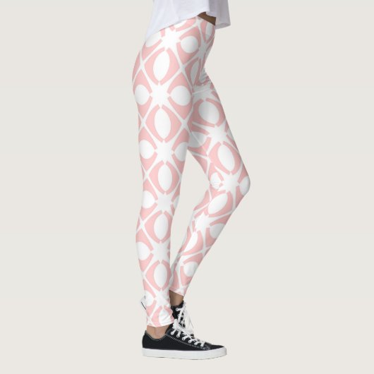 Pink Geometric Pattern Leggings (Rechts)