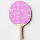 Pink Geometric Tafeltennisbatje (Achterkant)